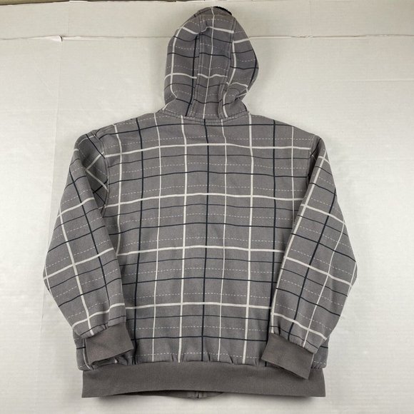 Disney Parks Full Zip Hooded Knit Jacket Women’s M  Sharpa Lined Grumpy Gray - Picture 2 of 9